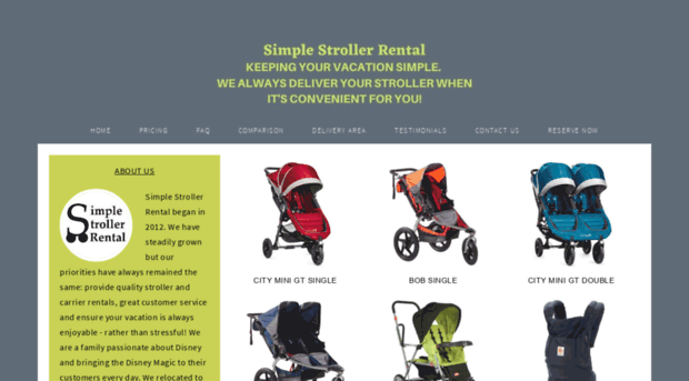 simplestrollerrental.com