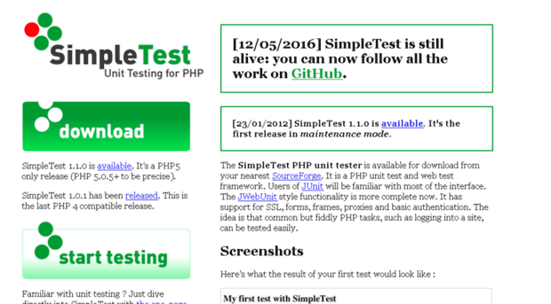 Simple testing