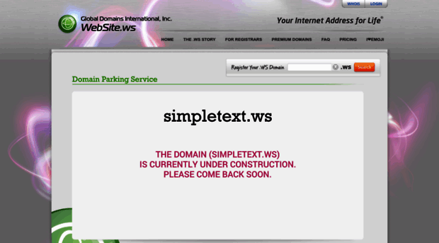 simpletext.ws