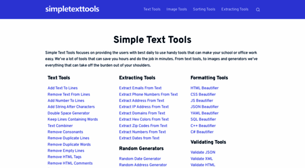 simpletexttools.com