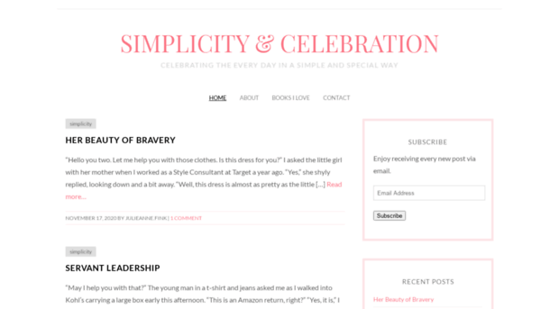 simplicityandcelebration.com