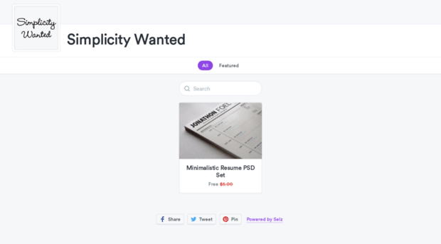 simplicitywanted.selz.com