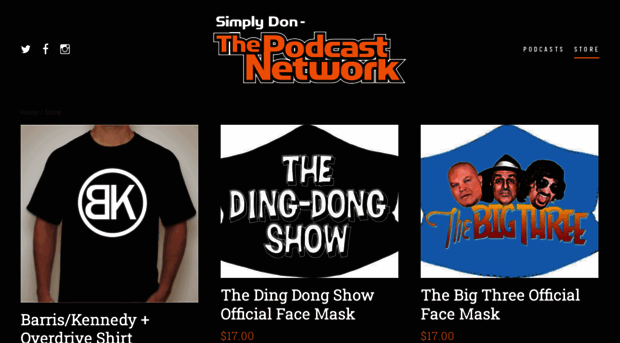 simplydonthepodcastnetworkstore.com