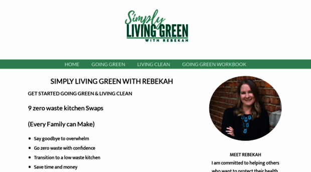 simplygreenrebekah.com