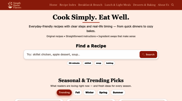 simplyhomeflavors.com