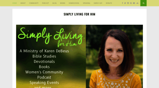 simplylivingforhim.com