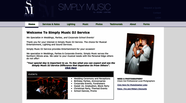 simplymusicdj.com