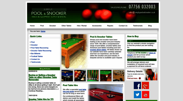 simplypoolandsnooker.com