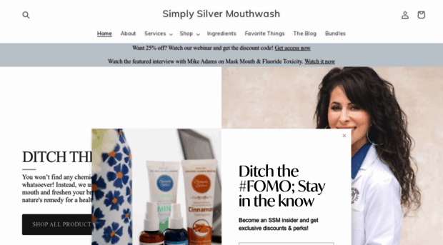 simplysilvermouthwash.com