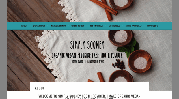 simplysooneytoothpowder.com