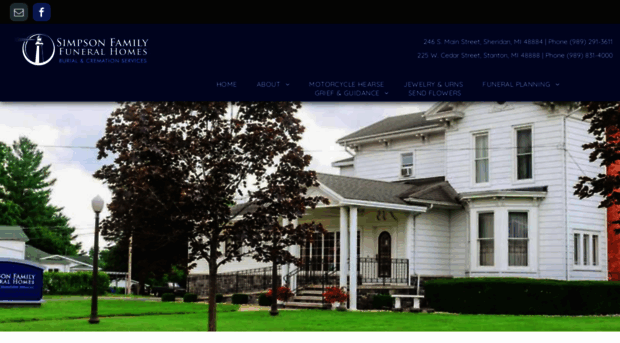 simpsonfamilyfuneralhomes.com