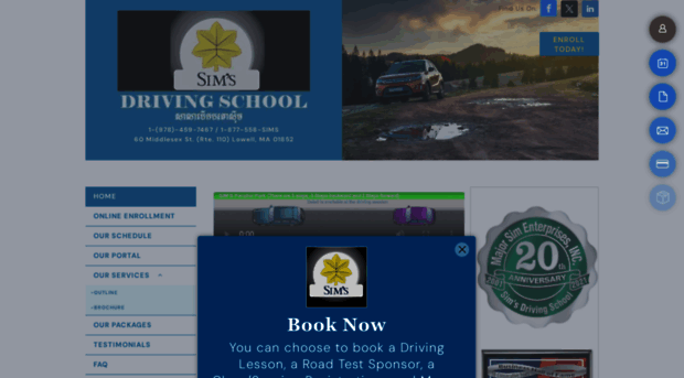 simsdrivingschool.com