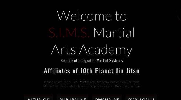 simsmartialartsacademy.com