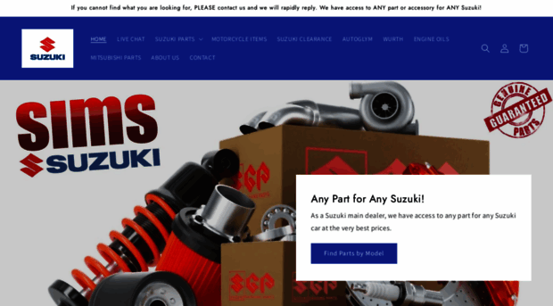 simssuzukiparts.co.uk