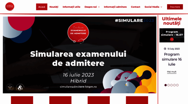 Simulare Lstgm Ro Simularea Examenului De Admite Simulare Lstgm