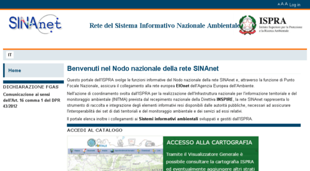 sinanet.isprambiente.it