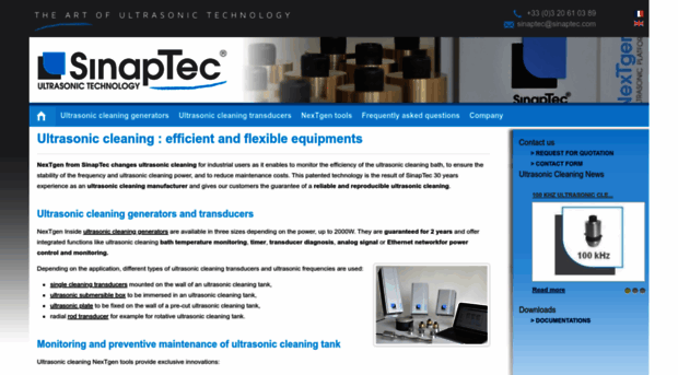 sinaptec-ultrasonic-cleaning.com