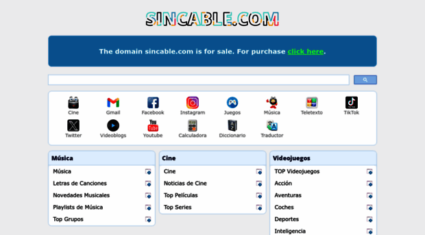 sincable.com