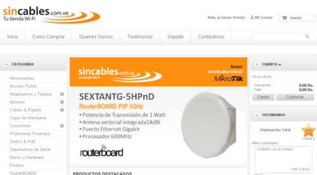 sincables.com.ve