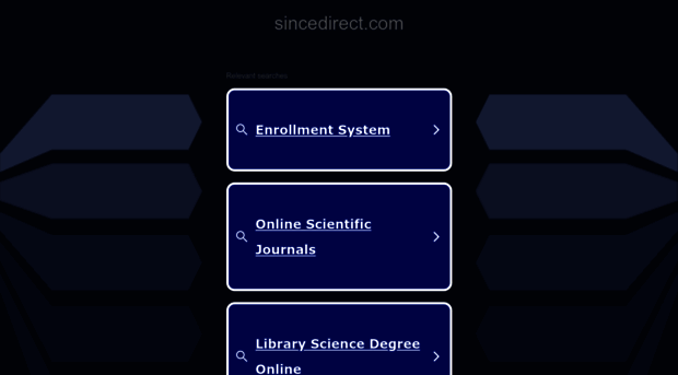 sincedirect.com