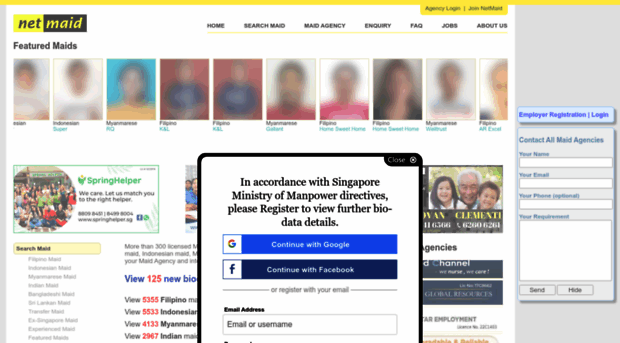 sincere.netmaid.com.sg