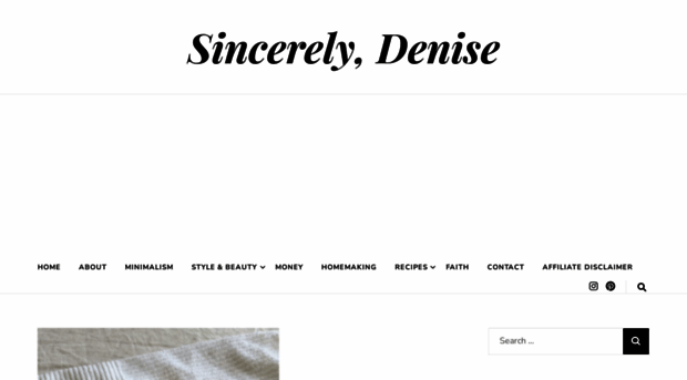 sincerelydenise.com