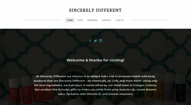 sincerelydifferent.com