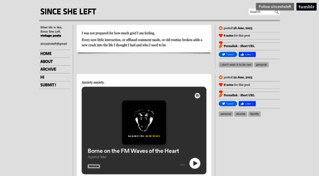 sincesheleft.com