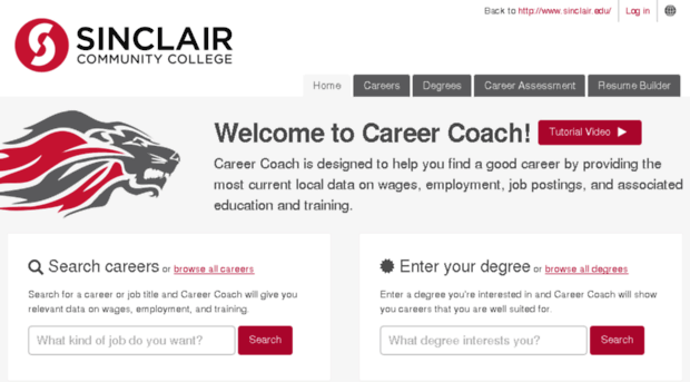 sinclair.emsicareercoach.com