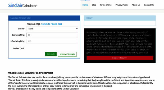 sinclaircalculator.com