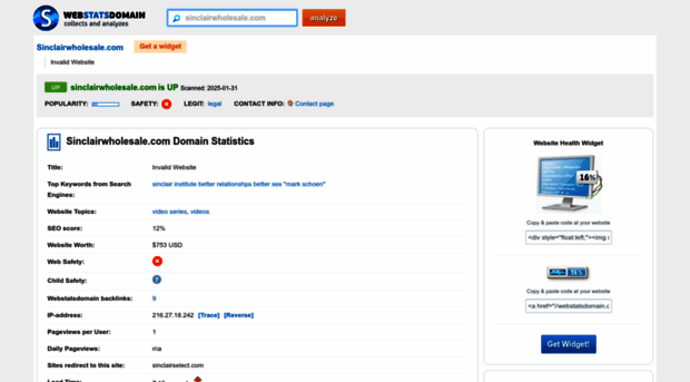 sinclairwholesale.com.webstatsdomain.org