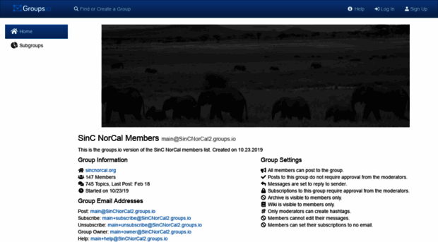 sincnorcal2.groups.io