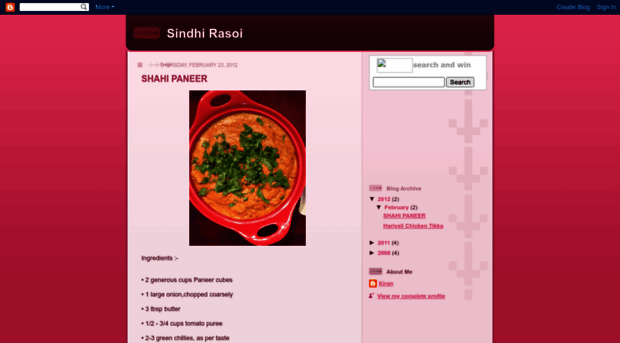 sindhirasoi.blogspot.in