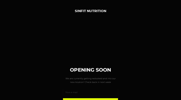 sinfitnutrition.com