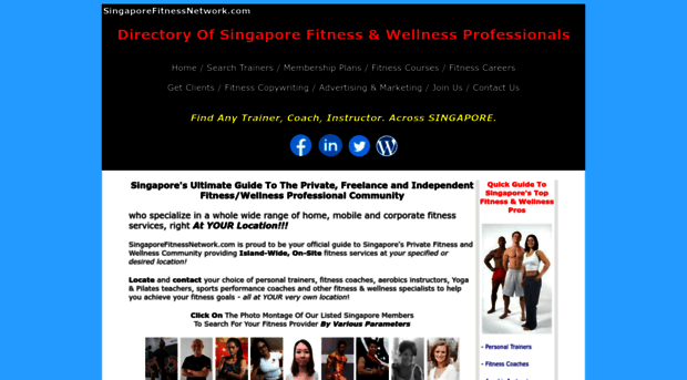 singaporefitnessnetwork.com