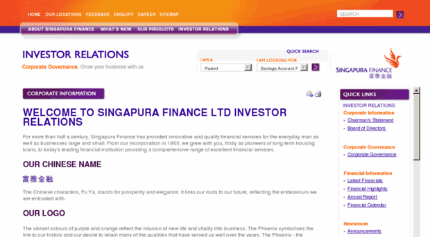 singapurafinance.listedcompany.com