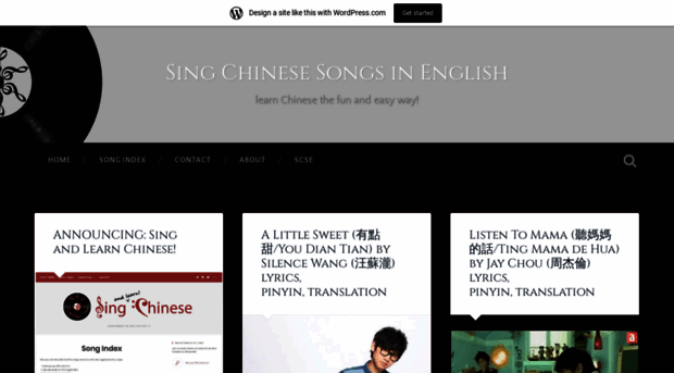 singchinesesongsinenglish.wordpress.com