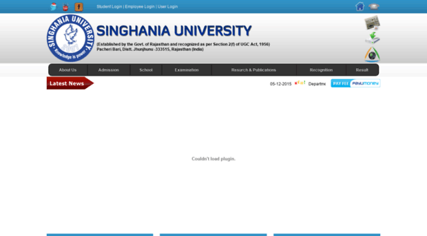 singhaniauniversityedu.com