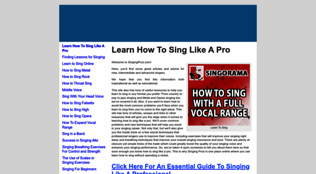 singingpros.com
