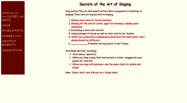 singingsecrets.info