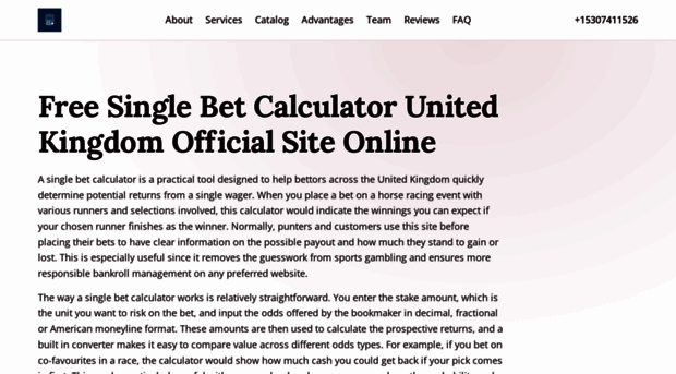 single-betcalculator.uk