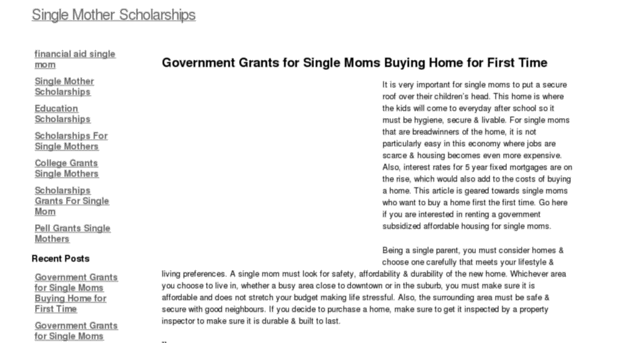 single-mother-scholarships.com