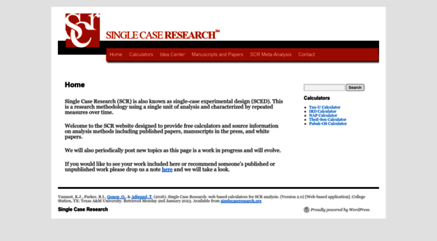 singlecaseresearch.org