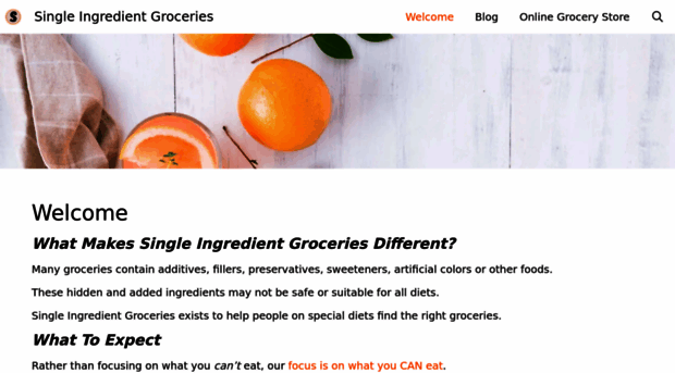 singleingredientgroceries.com