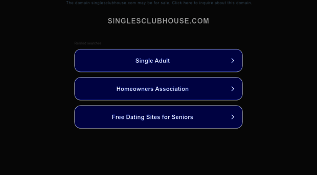 singlesclubhouse.com