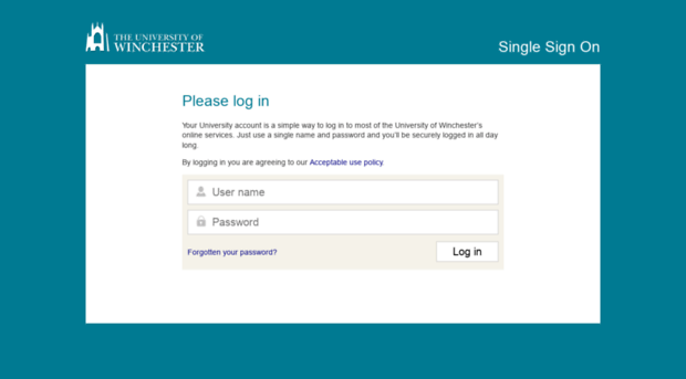 singlesignon.winchester.ac.uk