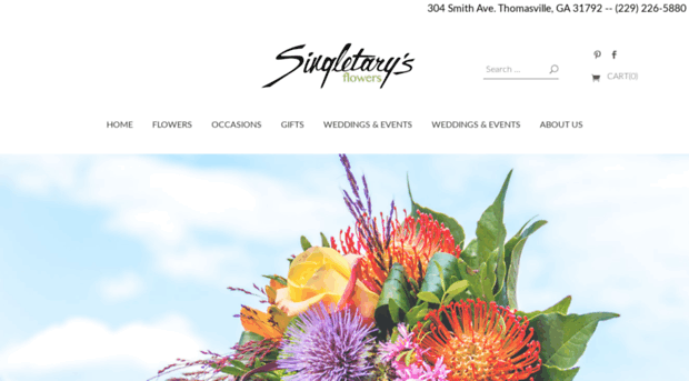 singletarysflowers.com