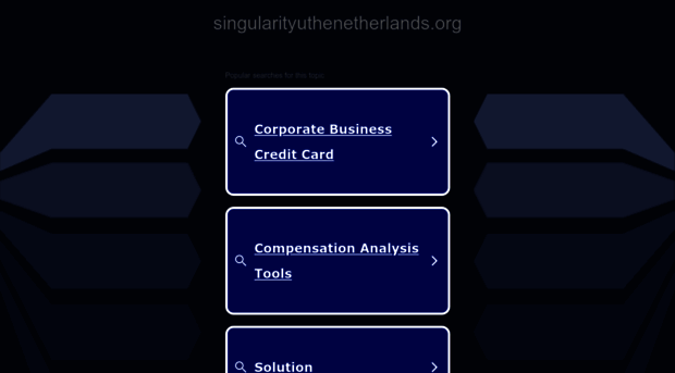 singularityuthenetherlands.org