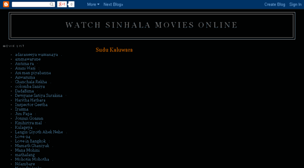 sinhala movies online