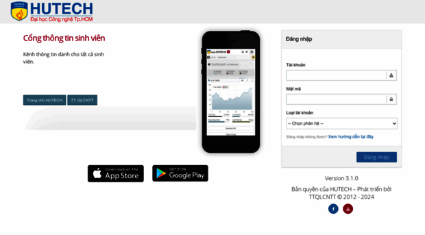 sinhvien.hutech.edu.vn
